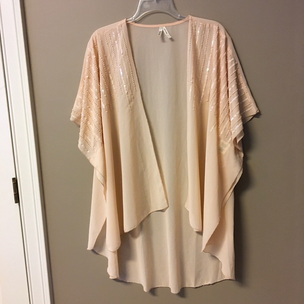 Sheer Peach Coverup